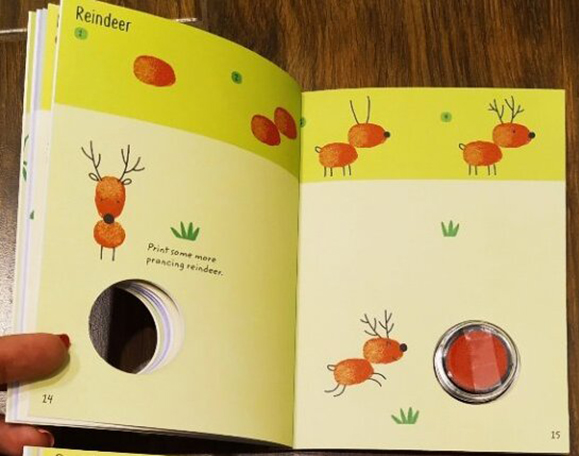 Usborne Minis : Finger Printing Christmas