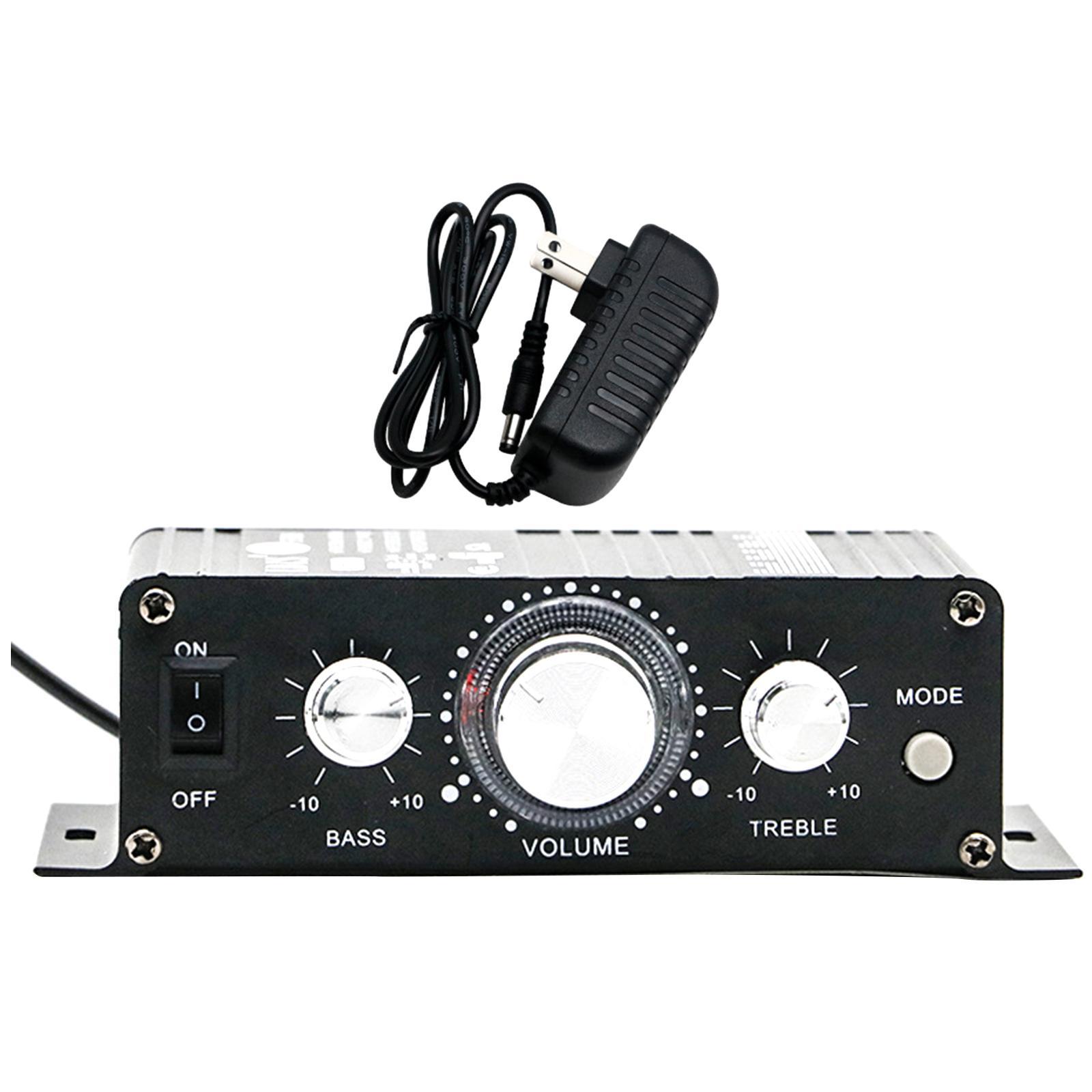 Bluetooth Power Amplifier Professional HiFi Sound for Home Theater Car Party