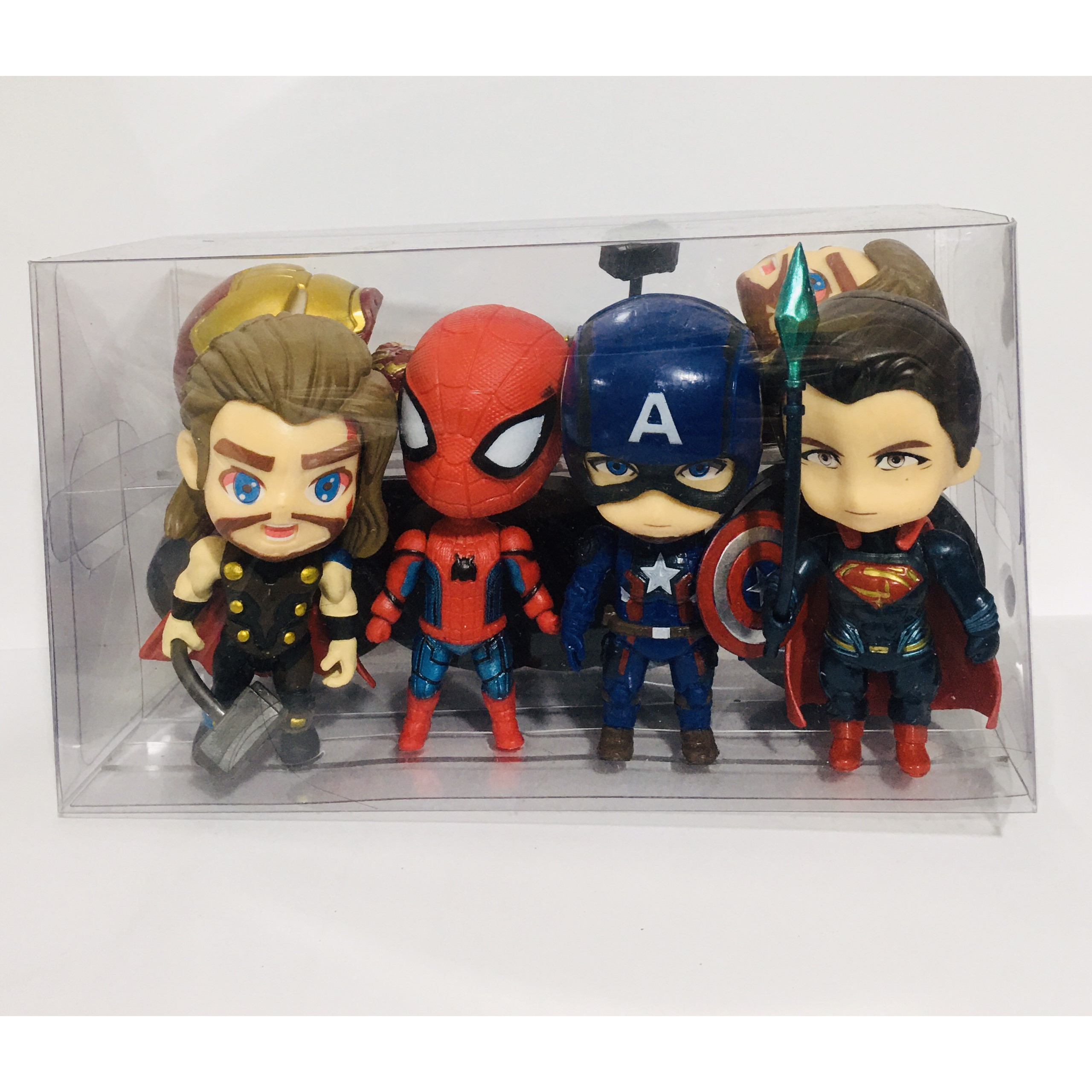 Bộ Mô hình tượng siêu anh hùng set 6 Figure cao 11cm