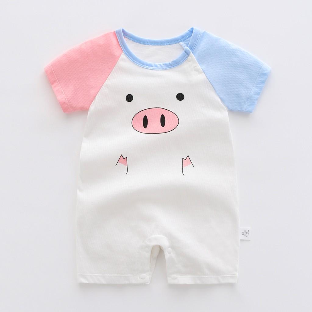 Bodysuit cho bé sơ sinh Hàng Quảng Châu Body đùi cotton cho bé trai bé gái