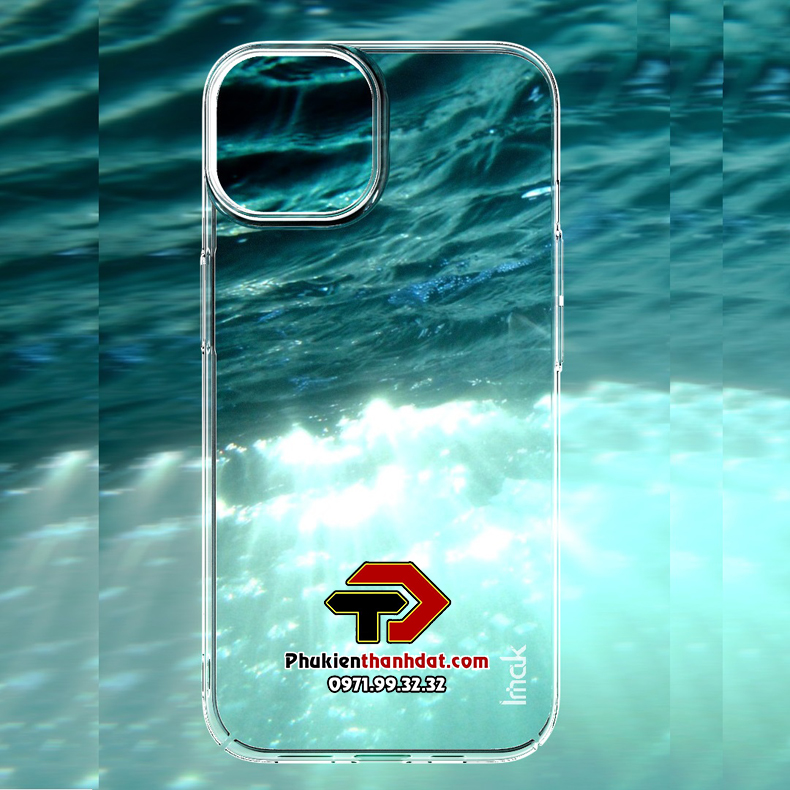 Ốp lưng trong suốt cho iPhone 14 Plus chính hãng IMAK phủ nano không ố màu - Hàng chính hãng