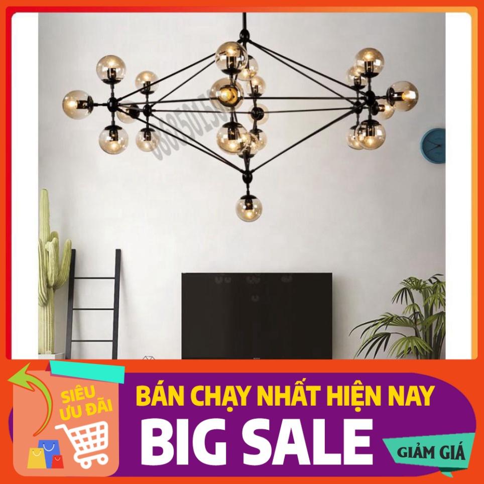 *Bảo hành 12 tháng*Đèn Chùm Phân Tử Ondric 15 bóng - Decor lighting, chùm ý 15 bóng dạng phân tử trang trí phòng khách