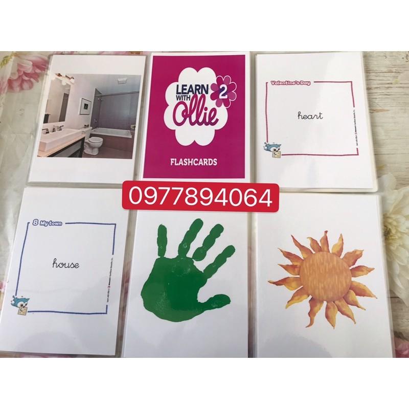 Flashcards  Learn with Ollie level 2 ️in 2 mặt️ép plastics