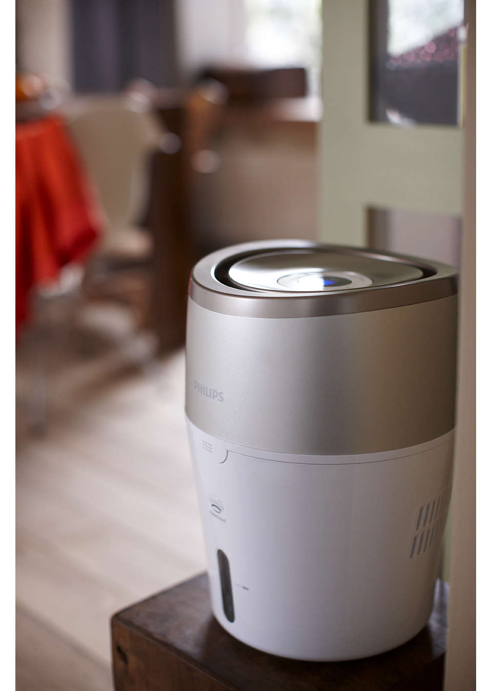 Máy Tạo Độ Ẩm NanoCloud Philips HU4803/00 Cao Cấp, Công Suất 15W, Dung Tích 2L, Diện Tích 21㎡ -30㎡ - Bảo Hành 12 Tháng, Hàng Nhập Khẩu