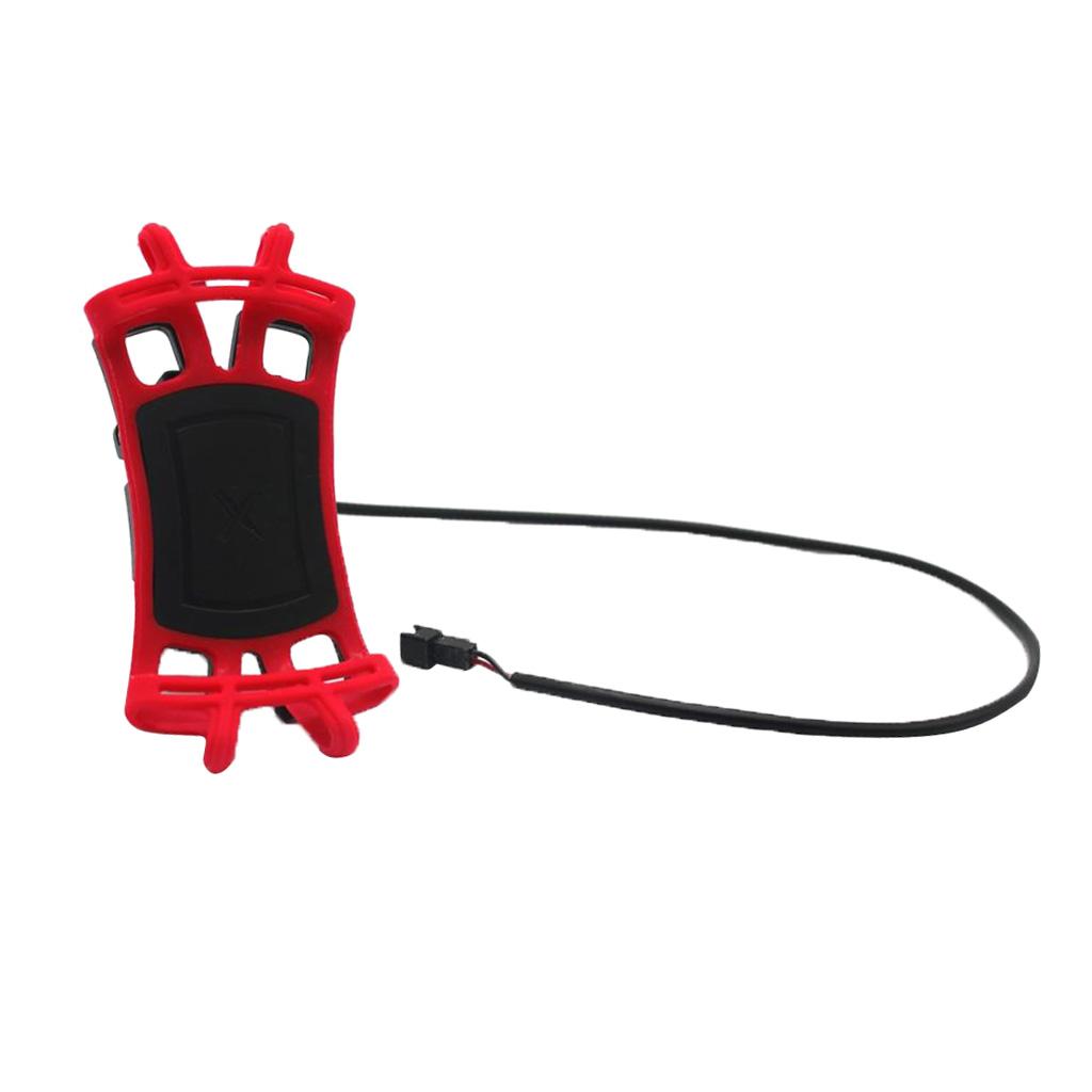 Motorcycle Handlebar Phone Mount Holder USB Charger for