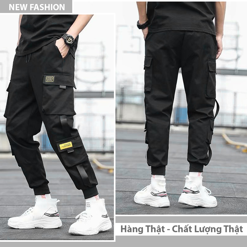 Quần jogger nam nữ thể thao kaki mã TT46 thô túi hộp kiểu bó ống Hàn Quốc chất vải đẹp ống dài 