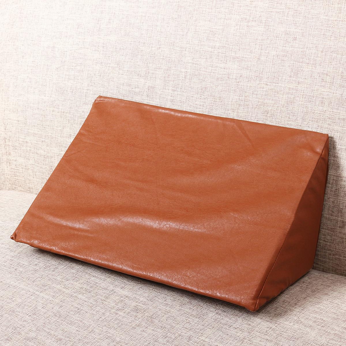 Chỉnh hình Axit Trào Ngược Gối Nêm Gối Da Xốp Váy Lưng Cao Đệm Miếng Lót Tam Giác Gối Nâu Chăn Ga Gối