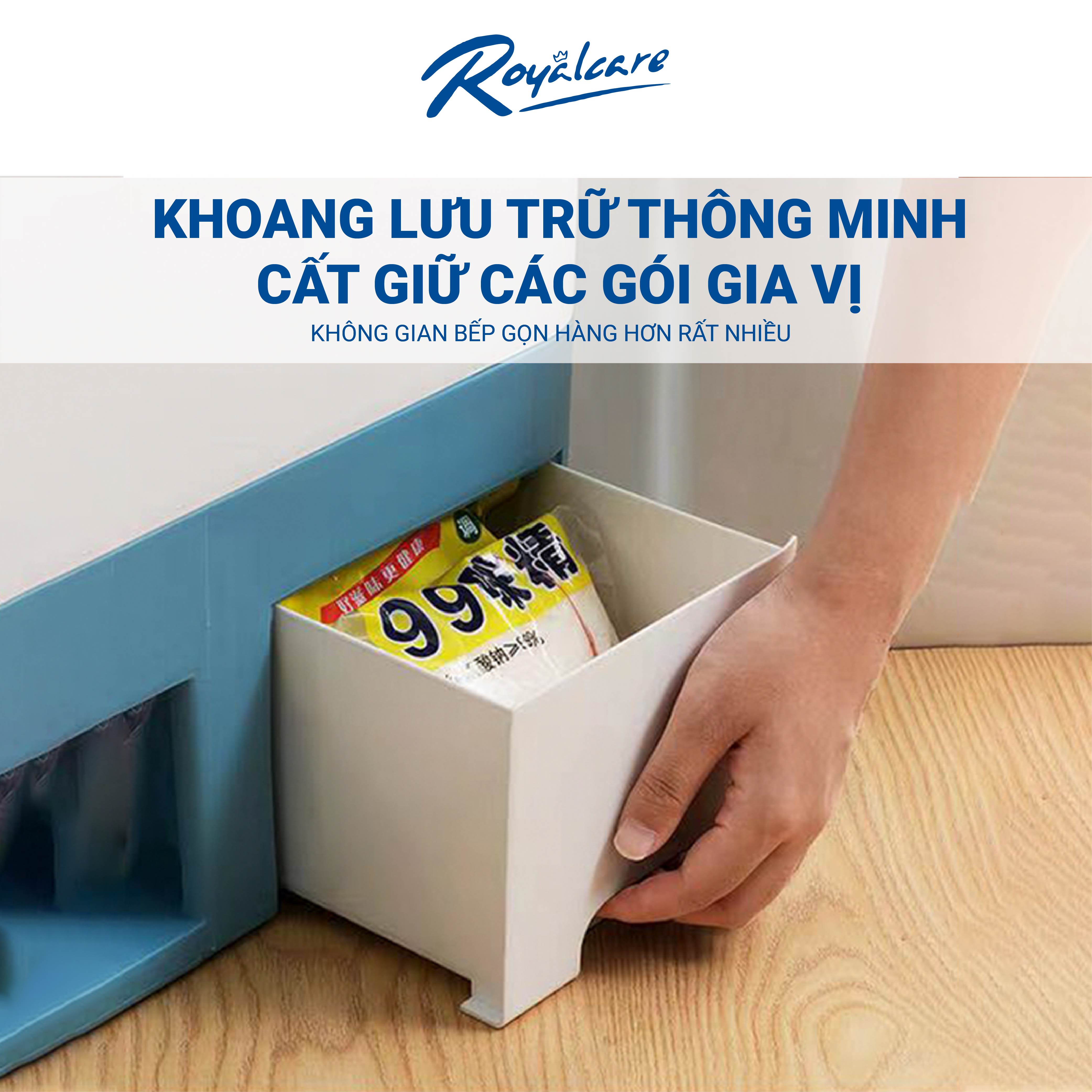 Thùng đựng gạo thông minh Royal Care 6068 - thùng đựng ngũ cốc, chống côn trùng, ẩm mốc