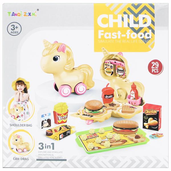 Đồ Chơi Túi Đeo Thức Ăn Nhanh Child Fast-Food - TianQi ZhiXing 8025 (29 Chi Tiết)
