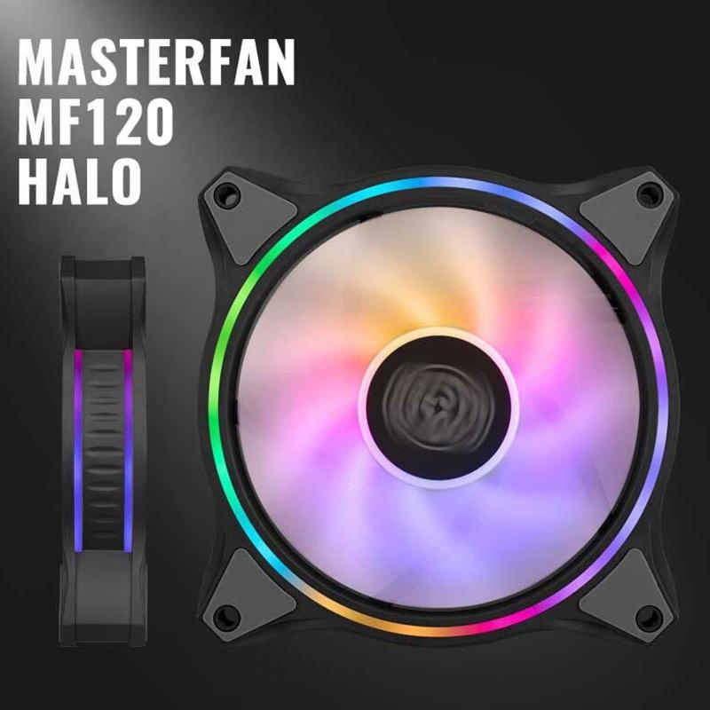 Quạt Tản Nhiệt Hai Vòng Nhẫn Có Đèn Rgb Mf120 Cho Pc