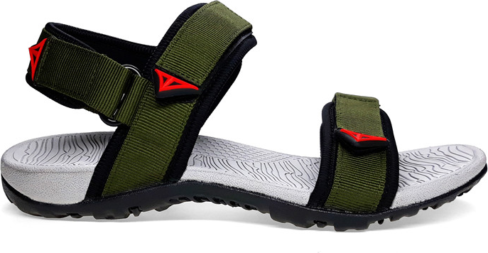 Giày sandal nam Việt Thủy quai ngang VT01 -xanh rêu