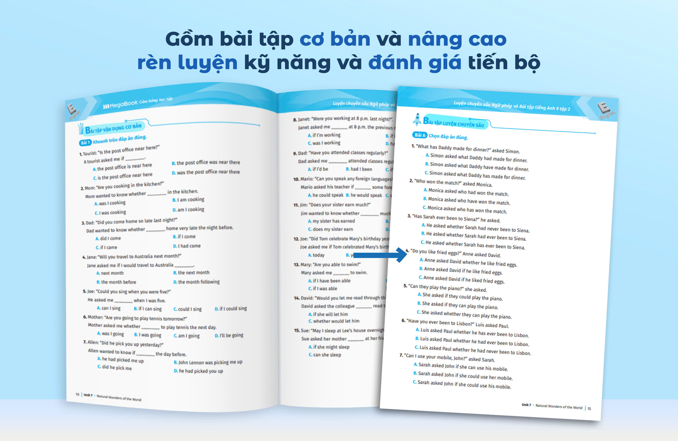 Luyện chuyên sâu ngữ pháp và bài tập tiếng anh Lớp 9 tập 2 (Global)