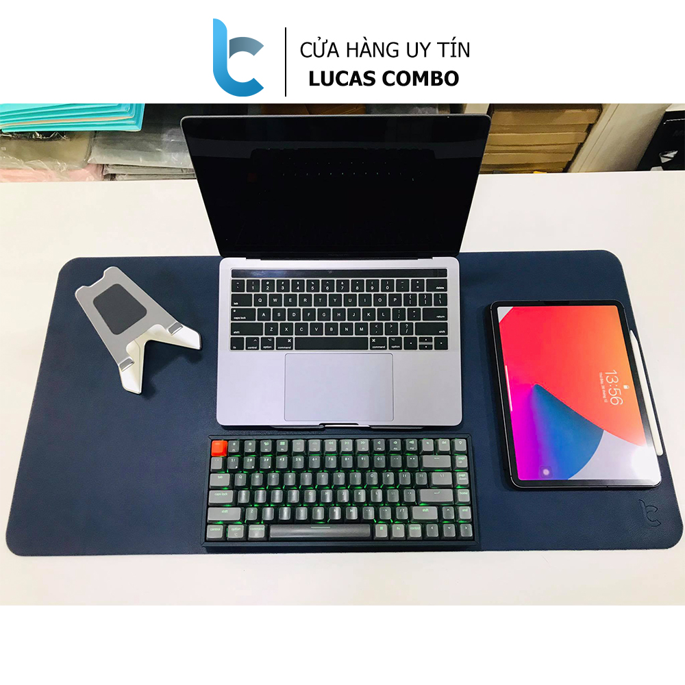 Thảm da trải bàn làm việc Deskpad Lucas - Hàng Chính Hãng