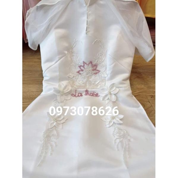 Siêu phẩm áo dài tơ óng 4 tà cao cấp mềm sang chảnhFreeship Áo dài cao cấp giá rẻ ảnh thật 100%