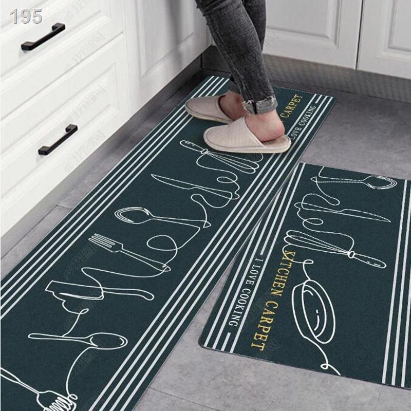 Thảm trải sàn gia dụng, nhà bếp PVC, không thấm nước và chống dầu, hai mảnh, trượt, cắt giặt