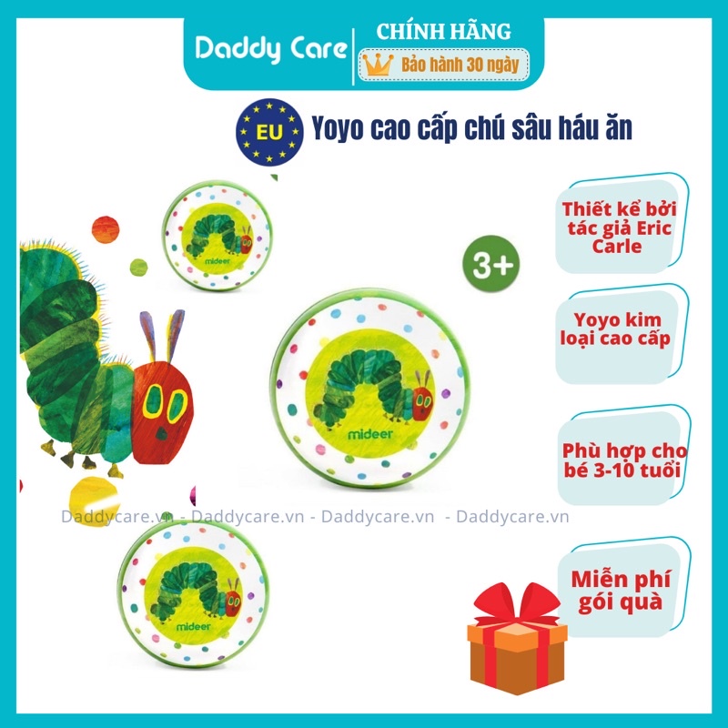 Con Quay Cho Bé Mideer YoYo Chú Sâu Háu Ăn, Đồ Chơi Thông Minh Cho Bé 2,3,4,5,6 Tuổi