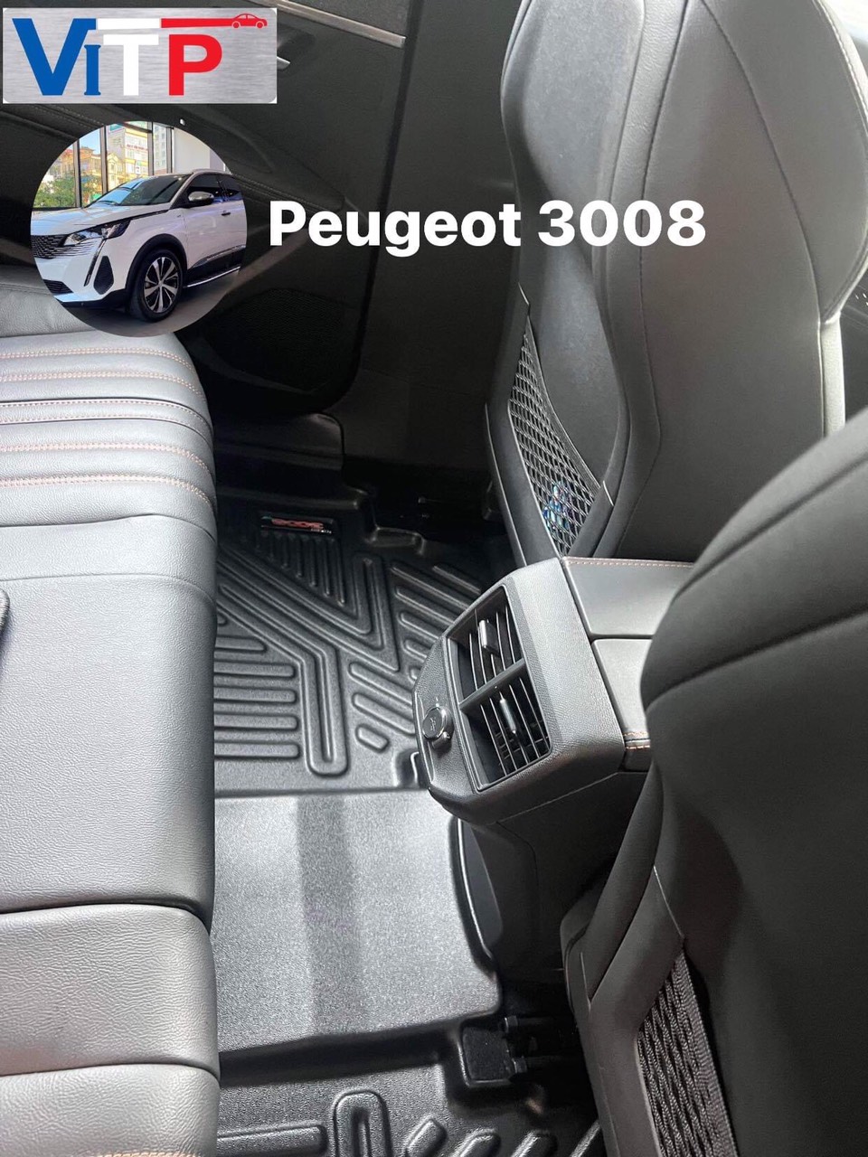 Thảm sàn nhựa đúc khuôn ViTP Peugeot 3008