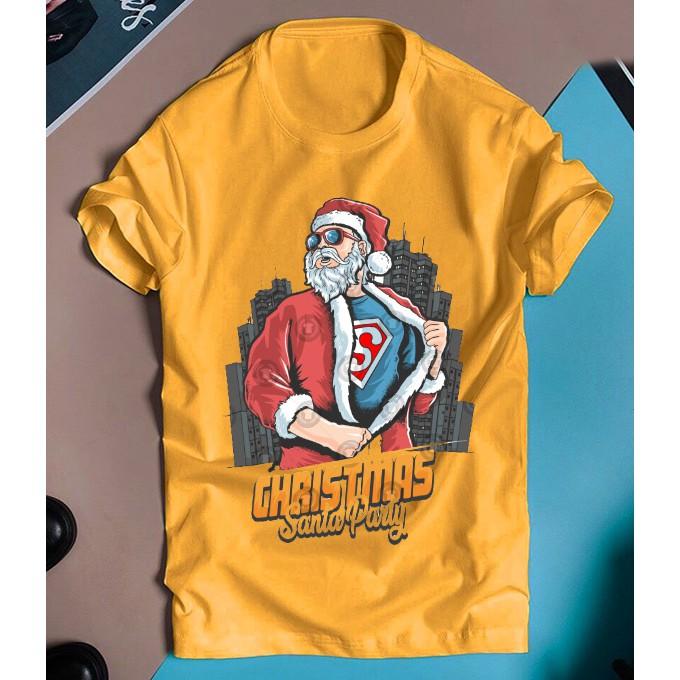 (SIÊU PHẨM) Áo Thun Ông Già Noel SUPER MAN Siêu Độc | Santa Claus Superman Tshirt