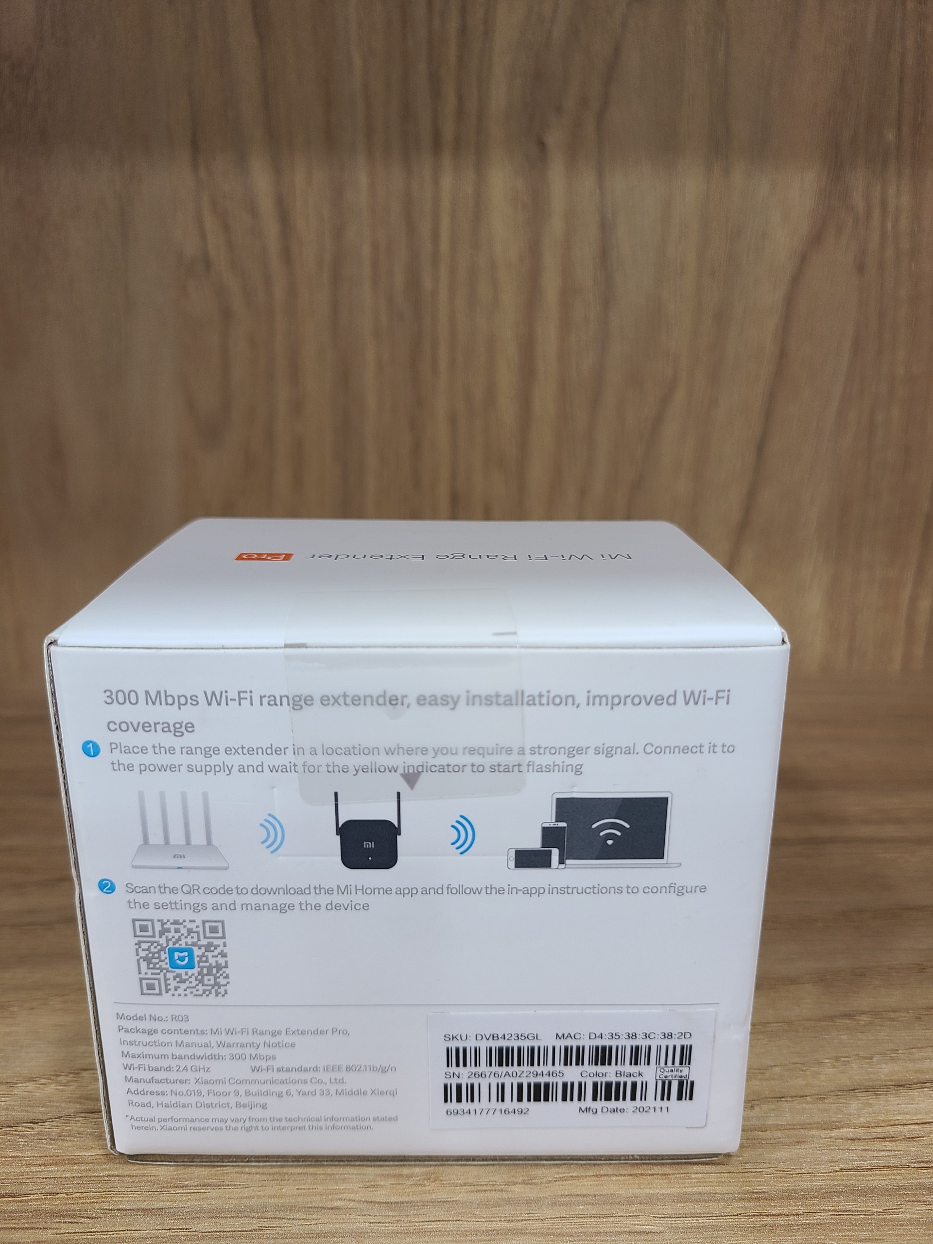 Thiết Bị Kích Sóng Xiaomi Wi-Fi Range Extender Pro - Hàng Chính Hãng