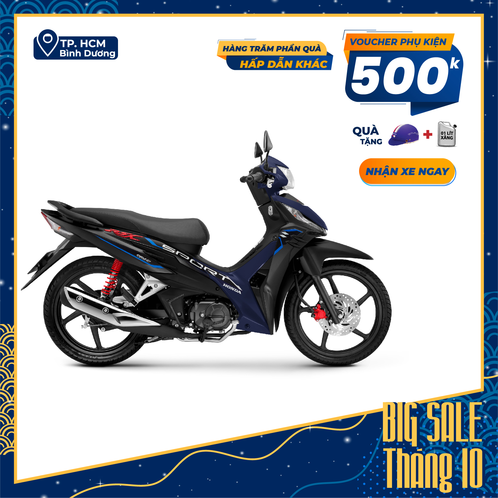 Xe máy Honda Wave RSX 2023 - Vành Đúc Phanh Đĩa