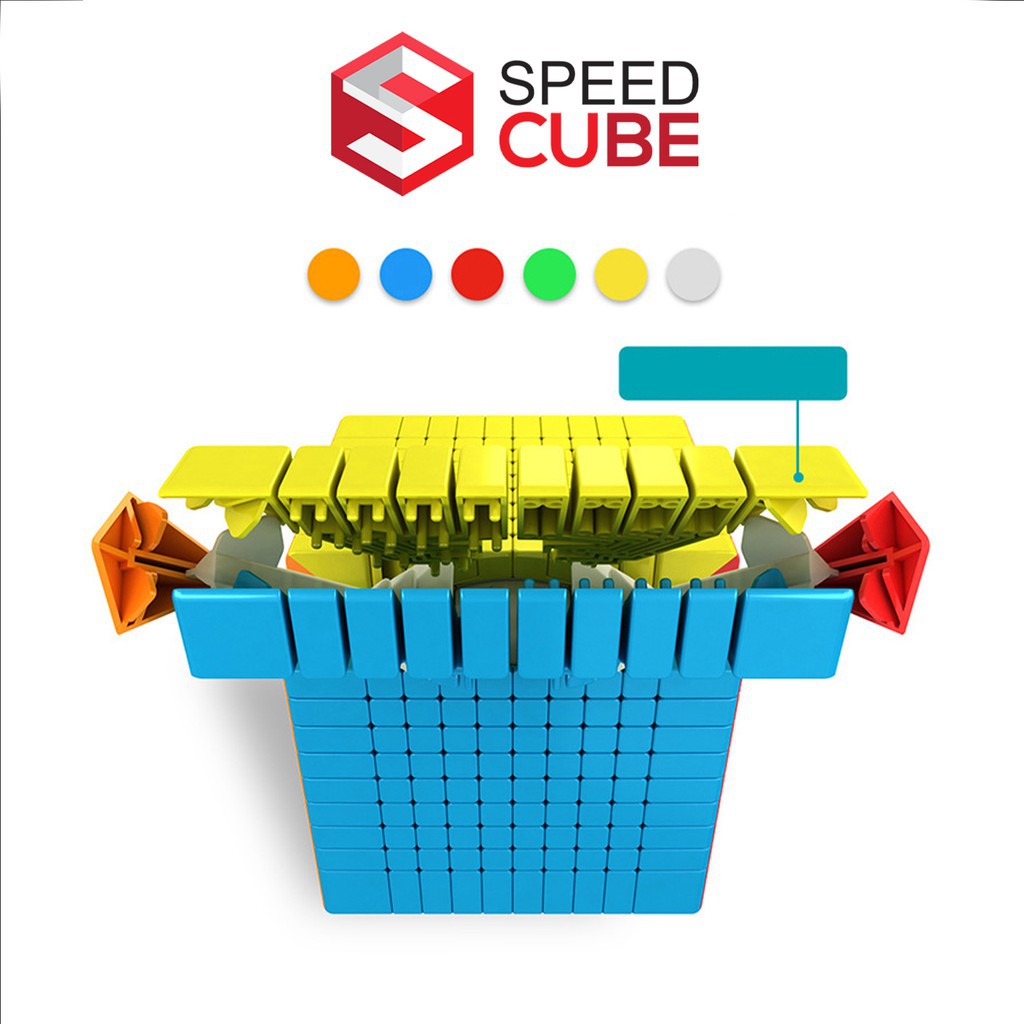 Rubik 10x10 Moyu Meilong WCA Stickerless, Rubik 10 tầng