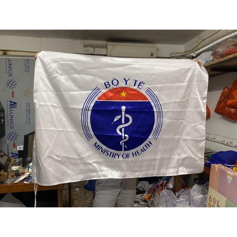 Cờ bô y tế 80x120cm in chuyển nhiệt