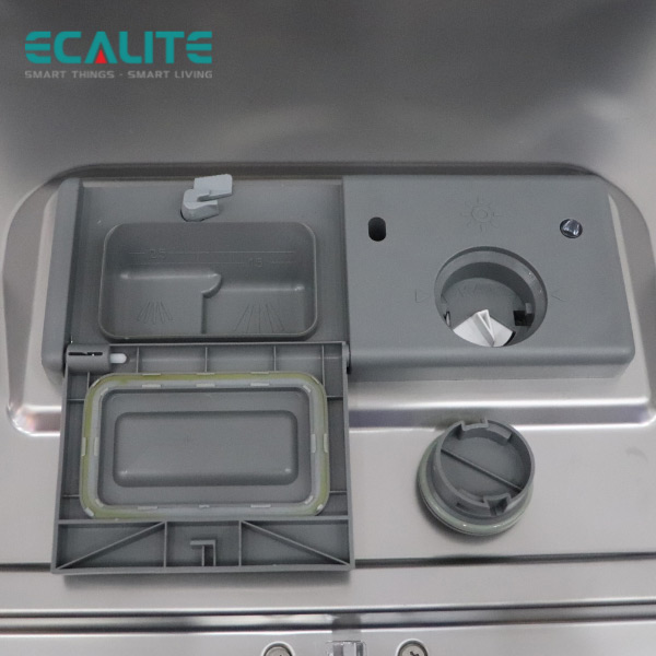 Máy Rửa Chén Ecalite EDW-UF6080BL - Có Rửa Điệt Khuẩn - Lắp Bán Âm Cực Gọn - Điều Khiển Cảm Ứng - Hàng Chính Hãng