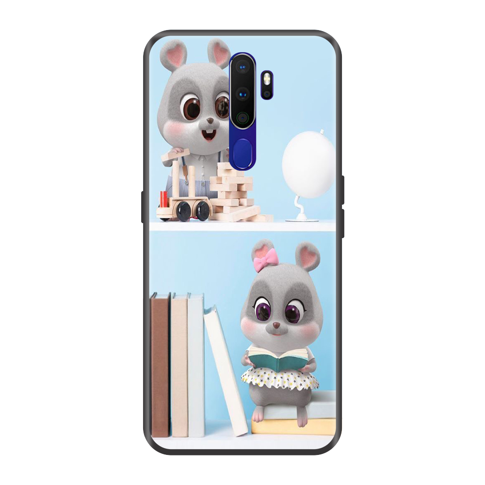 Ốp lưng TPU viền dẻo cho điện thoại OPPO A9 2020 Hình Chuột Tết 2020 - Mẫu 28