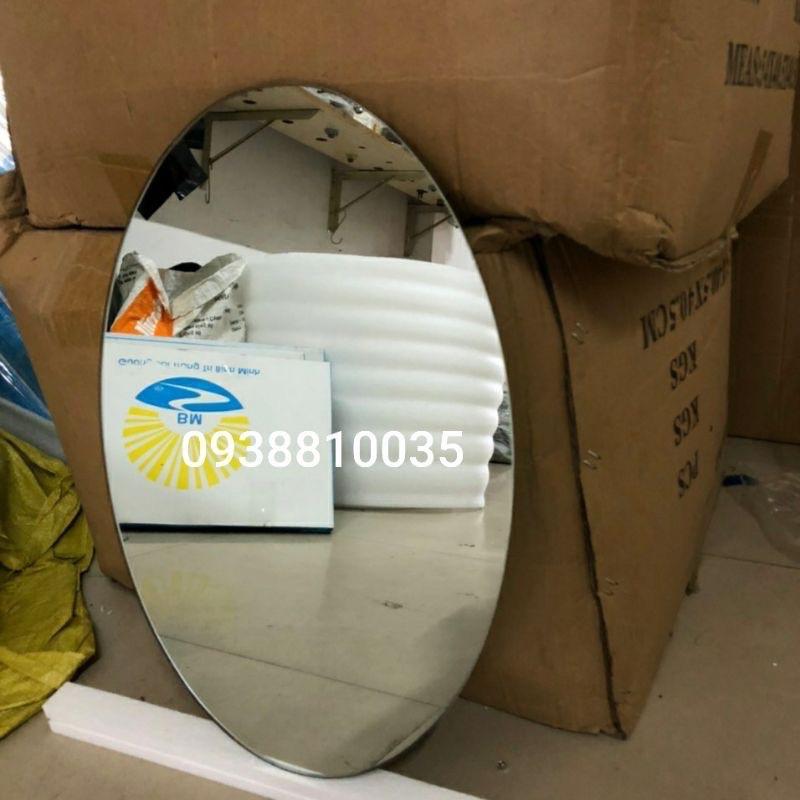 Gương soi treo pas hoặc dán tường kt 30x45cm - Oval G401N