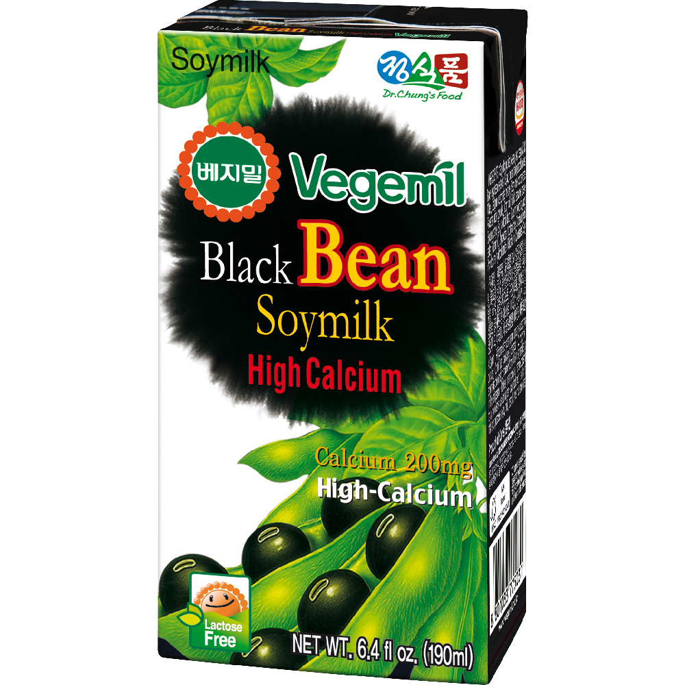 Lốc 3 Hôp·Sữa Đậu Nành Đậu Đen Vegemil Giàu Canxi 190ml (Black Bean Soymilk)