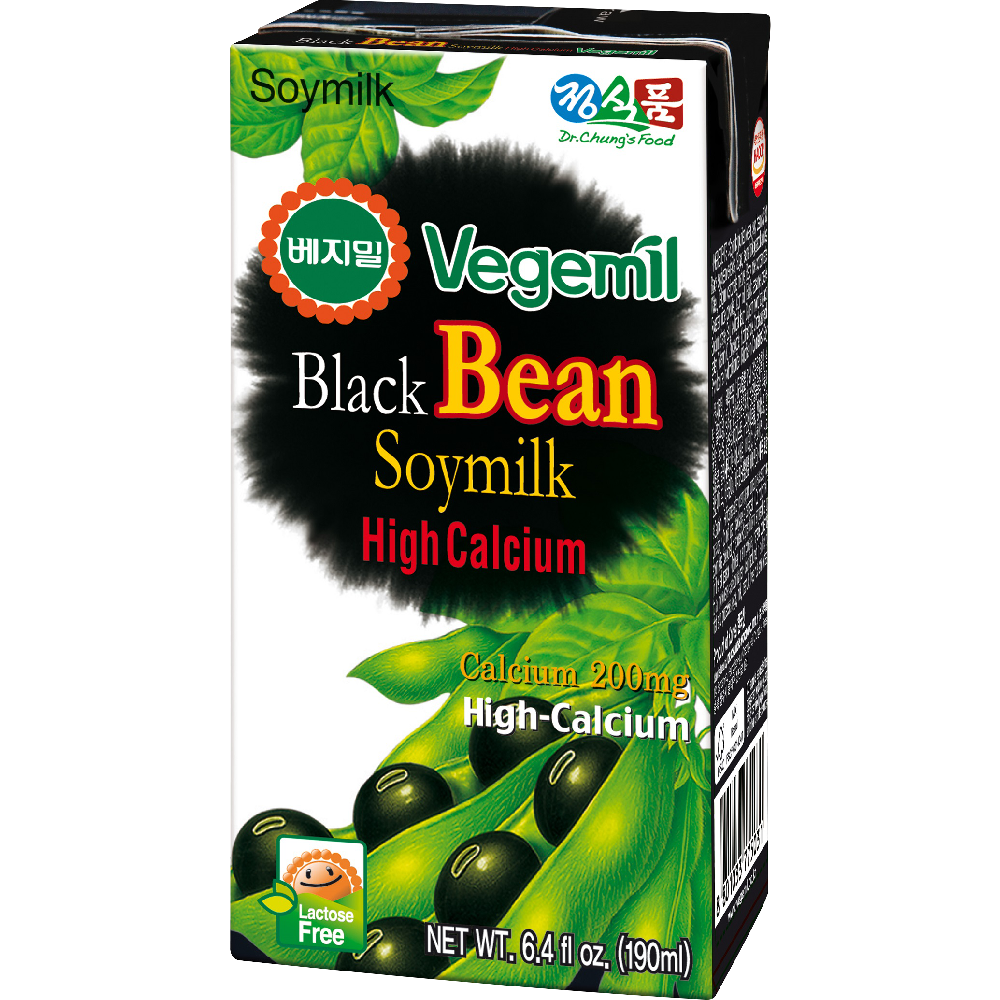 Lốc 3 Hôp·Sữa Đậu Nành Đậu Đen Vegemil Giàu Canxi 190ml