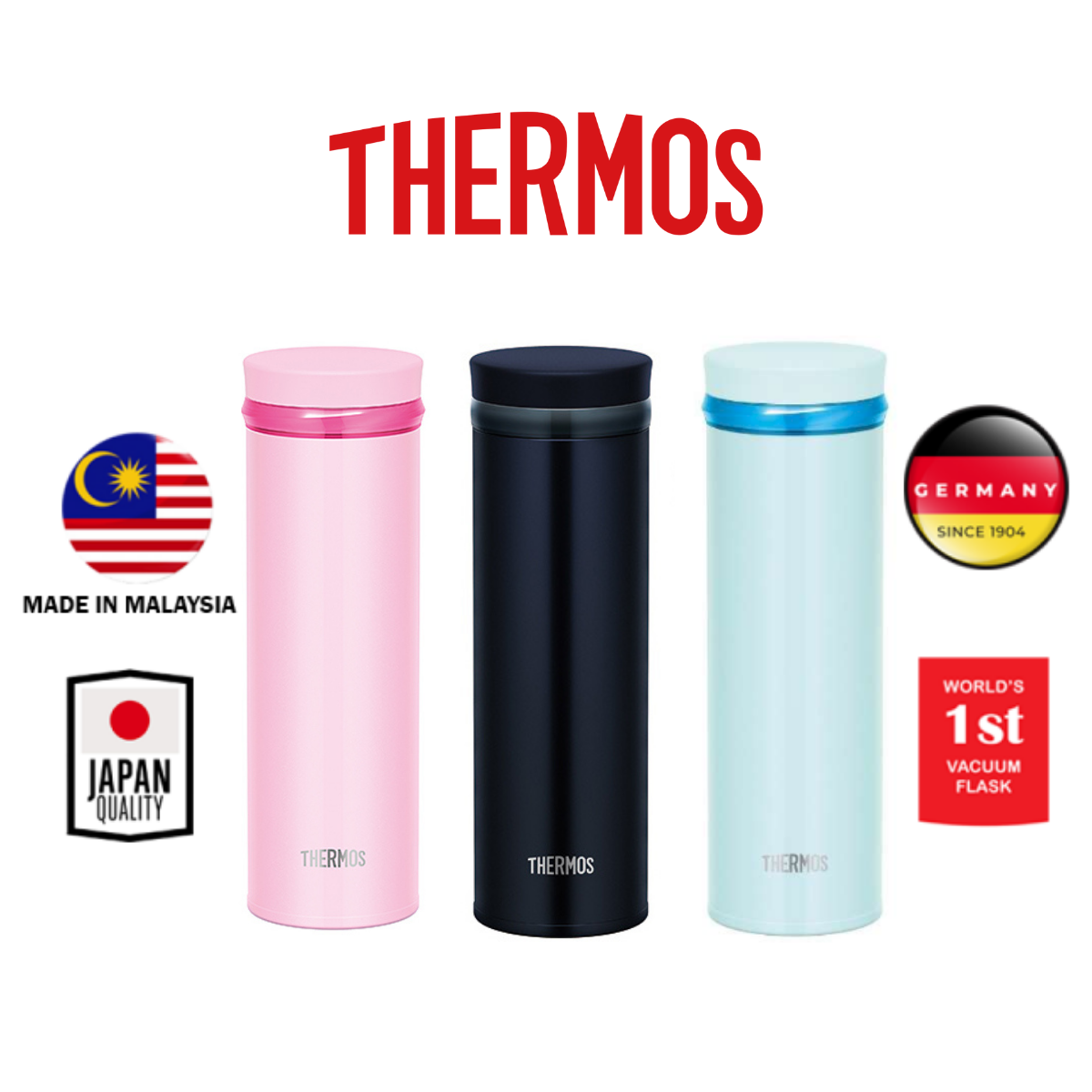 Hình ảnh Bình giữ nhiệt Thermos nắp vặn JNO-502 - Dung tích 500ml - Hàng chính hãng, bảo hành 12 tháng