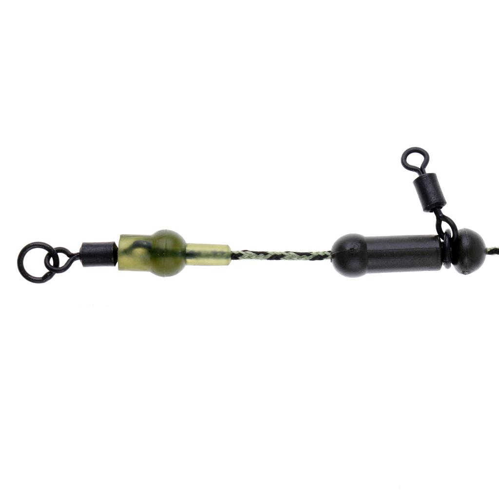 Carp Fishing Hair Rig with Lead Clip Swivel Carp Rig Fishing Tackle A001