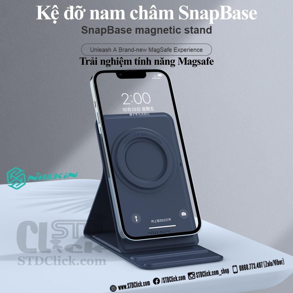 GIÁ ĐỠ NAM CHÂM DÀNH CHO IPHONE 12 - 13 SERI NILLKIN SNAPBASE