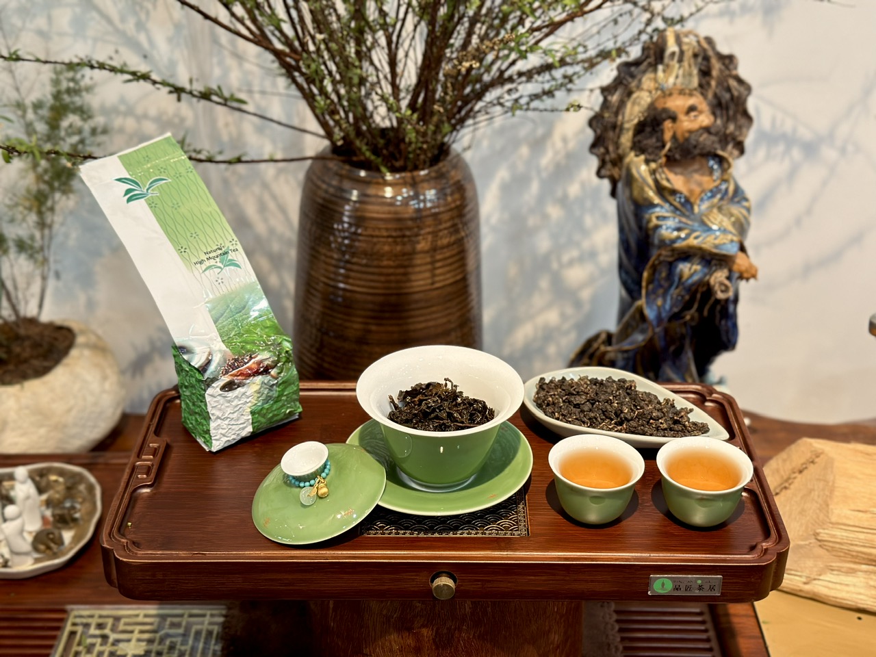 HẮC TRÀ OOLONG - HƯƠNG VỊ KHÓI ĐẶC TRƯNG - VỊ NGỌT - UỐNG NGON - 100G