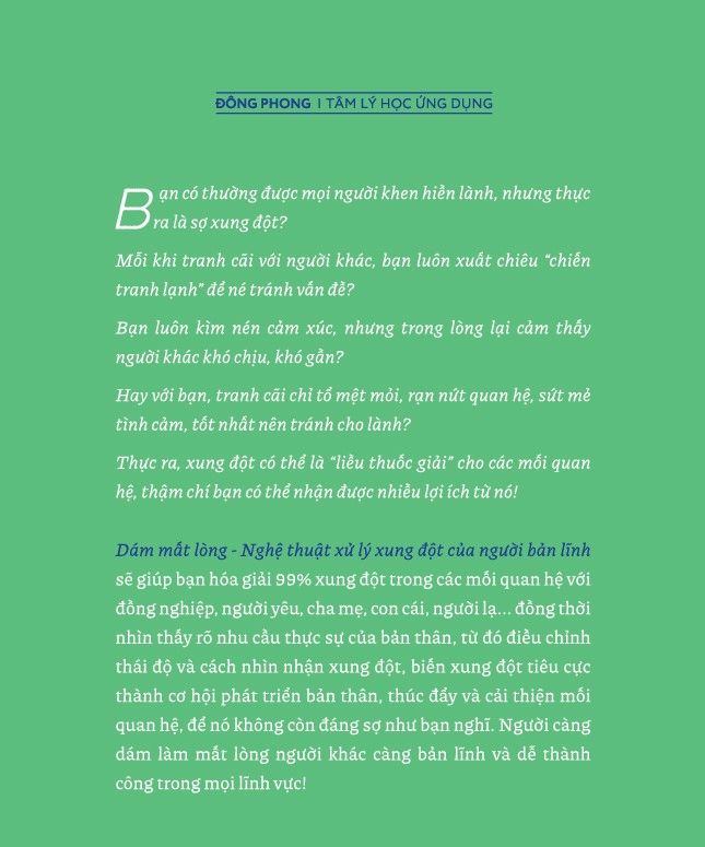 Sách - Dám mất lòng (Tương Bình) (Nhã Nam Official)