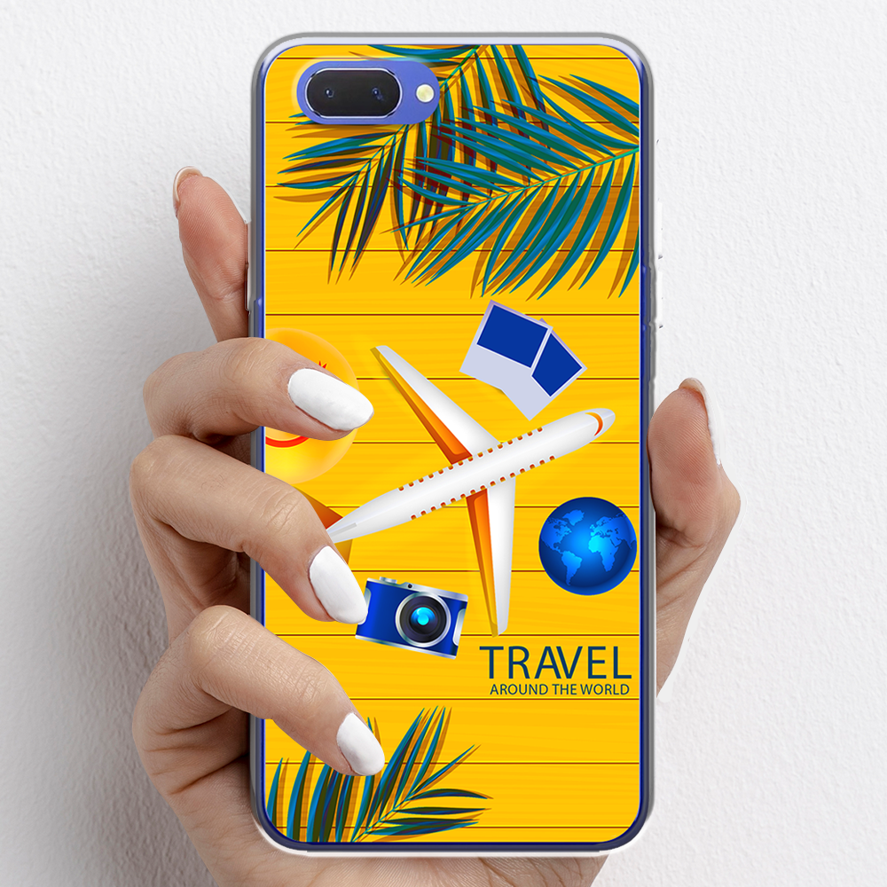 Ốp lưng cho Oppo A3s, Oppo A5s nhựa TPU mẫu Máy bay