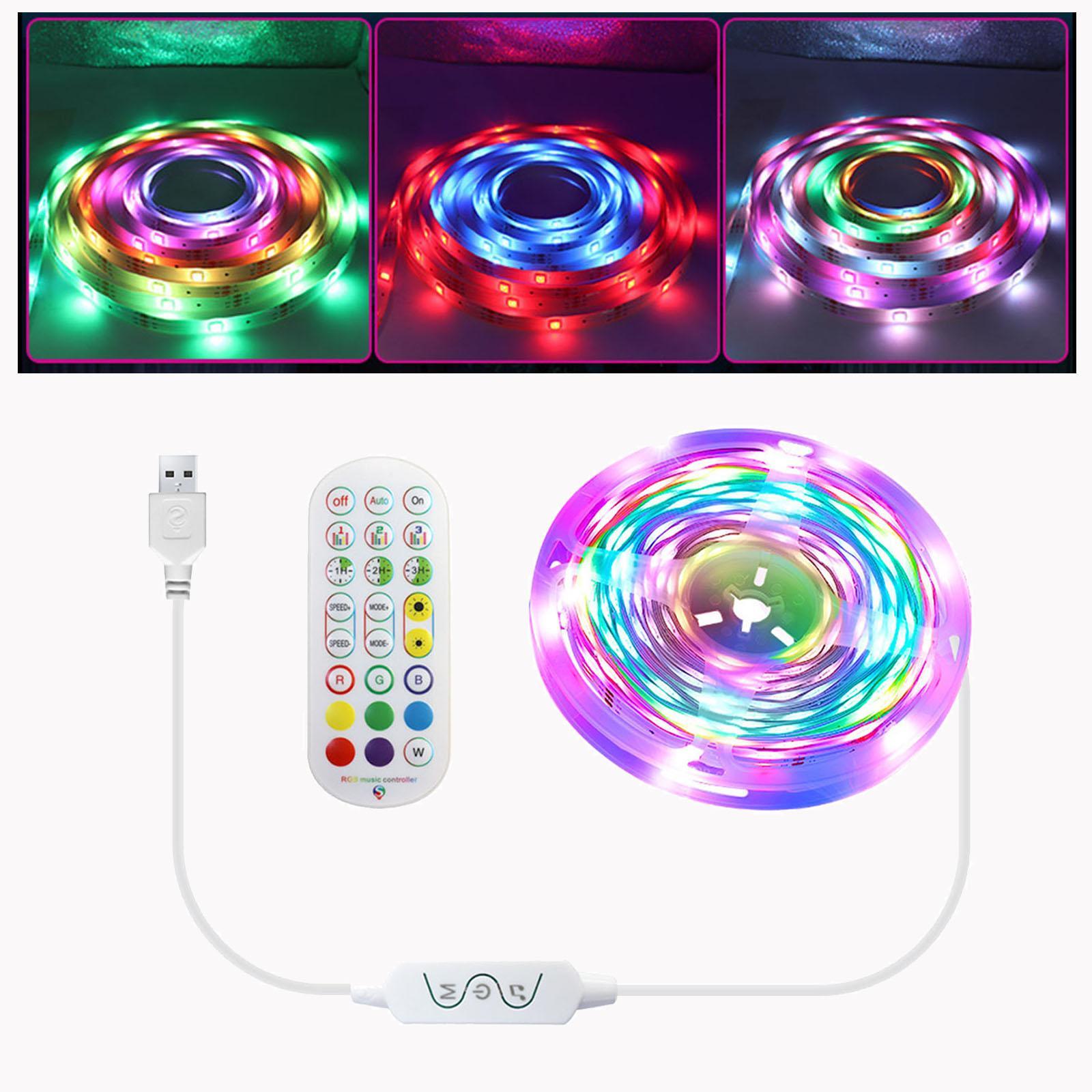 Strip lights light rgb usb Home Party 2m 28 Leds