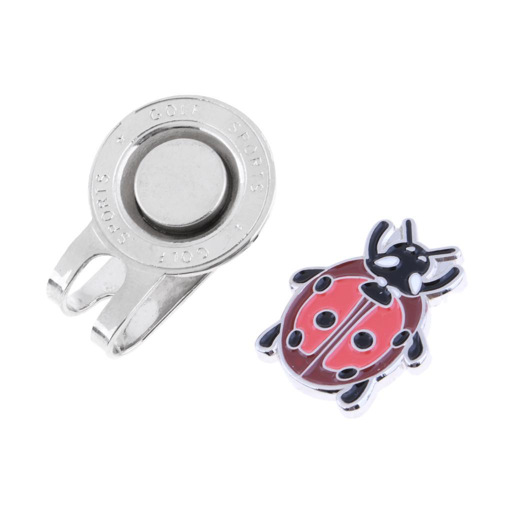 2-5pack Golf Clip Ball Marker for Golf Hat Visor Golfer Gift