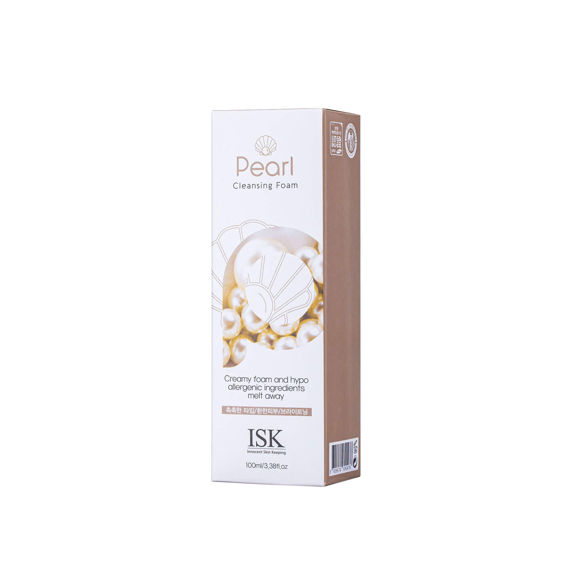 Sữa rửa mặt trắng da sạch nhờn ngọc trai ISK PEARL Hàn quốc 100ml - Hàn Quốc Chính Hãng