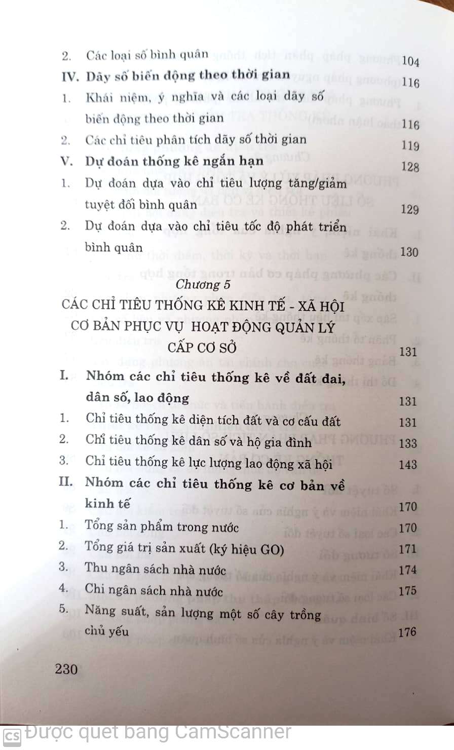 Phương pháp thu thập và xử lý số liệu thống kê cơ bản (Dành cho cán bộ quản lý cấp cơ sở)