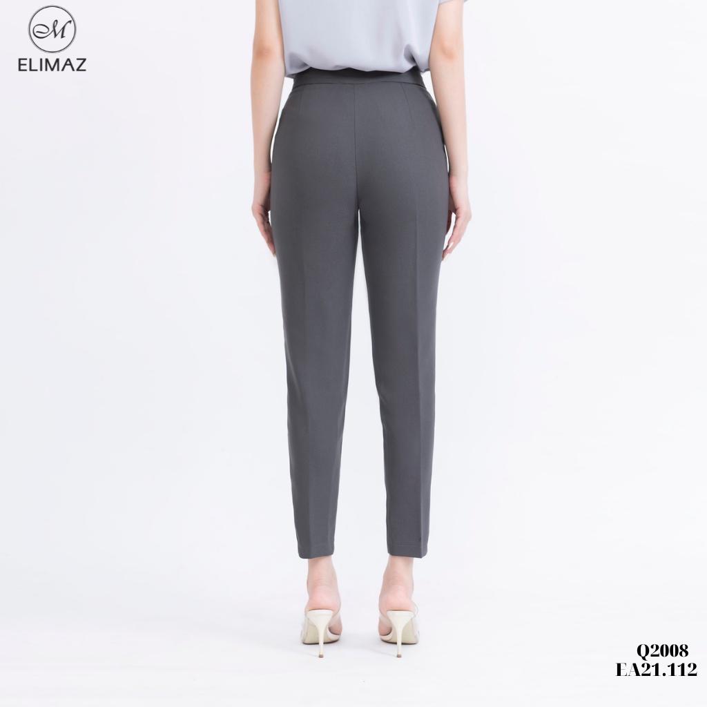 Quần tây nữ mẫu quần âu nữ dáng baggy cơ bản chất vải tuyết mưa Elimaz Q2008