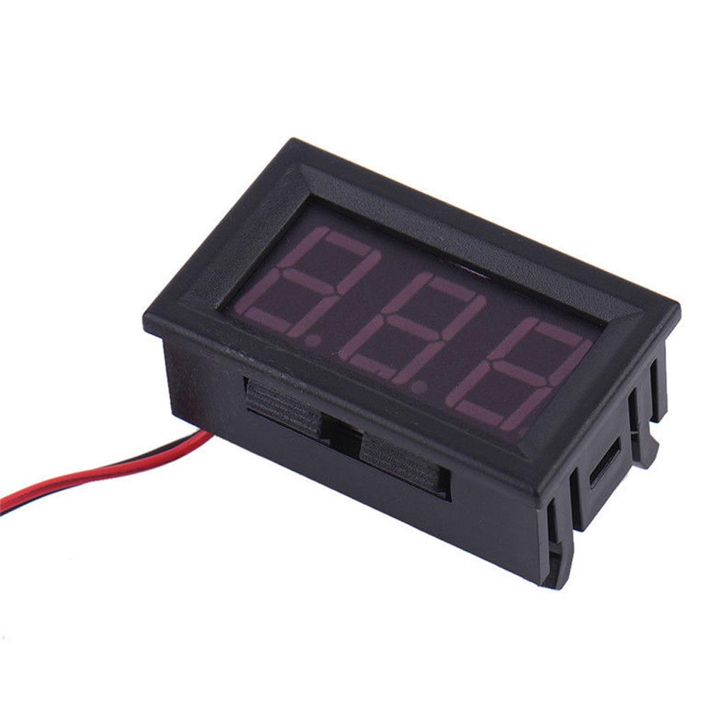 2 Wire AC70-500V Digital Volt Voltage Meter Voltmeter Car Motor 0.56''