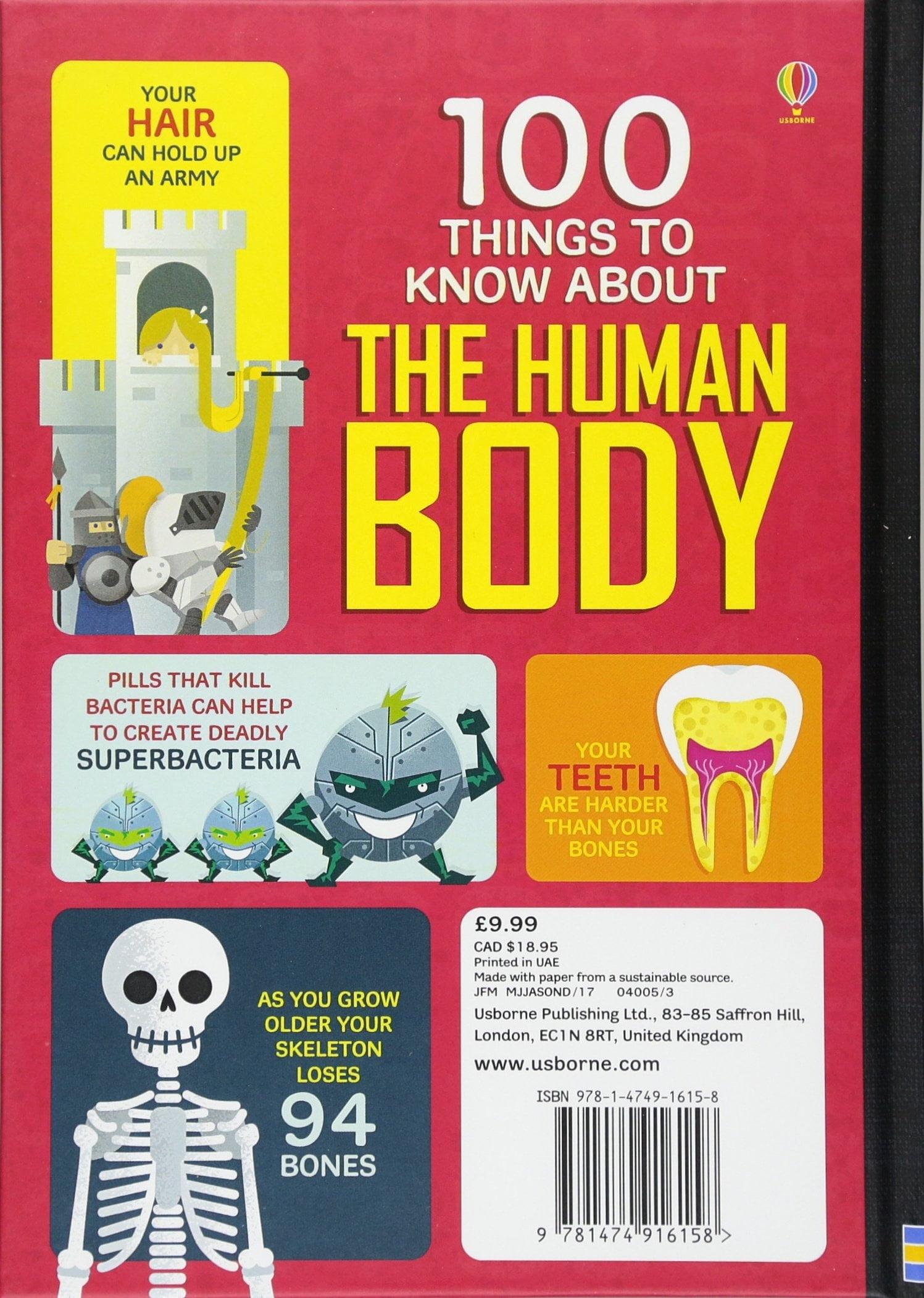 Sách Usborne 100 Things to know about the Body