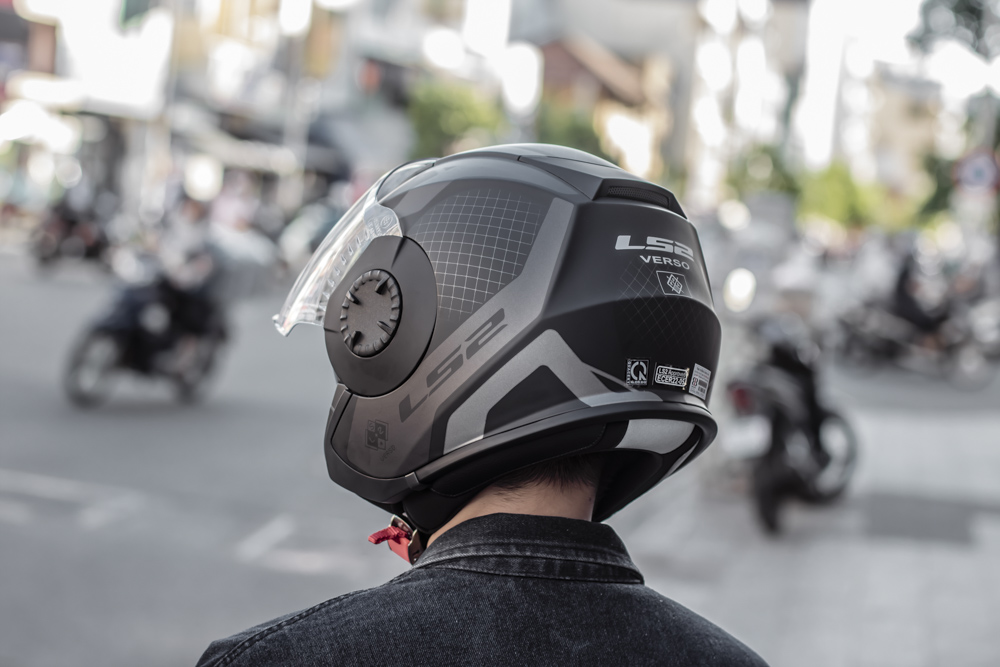 Mũ Bảo Hiểm 3/4 Hai Kính LS2 OF570 Verso