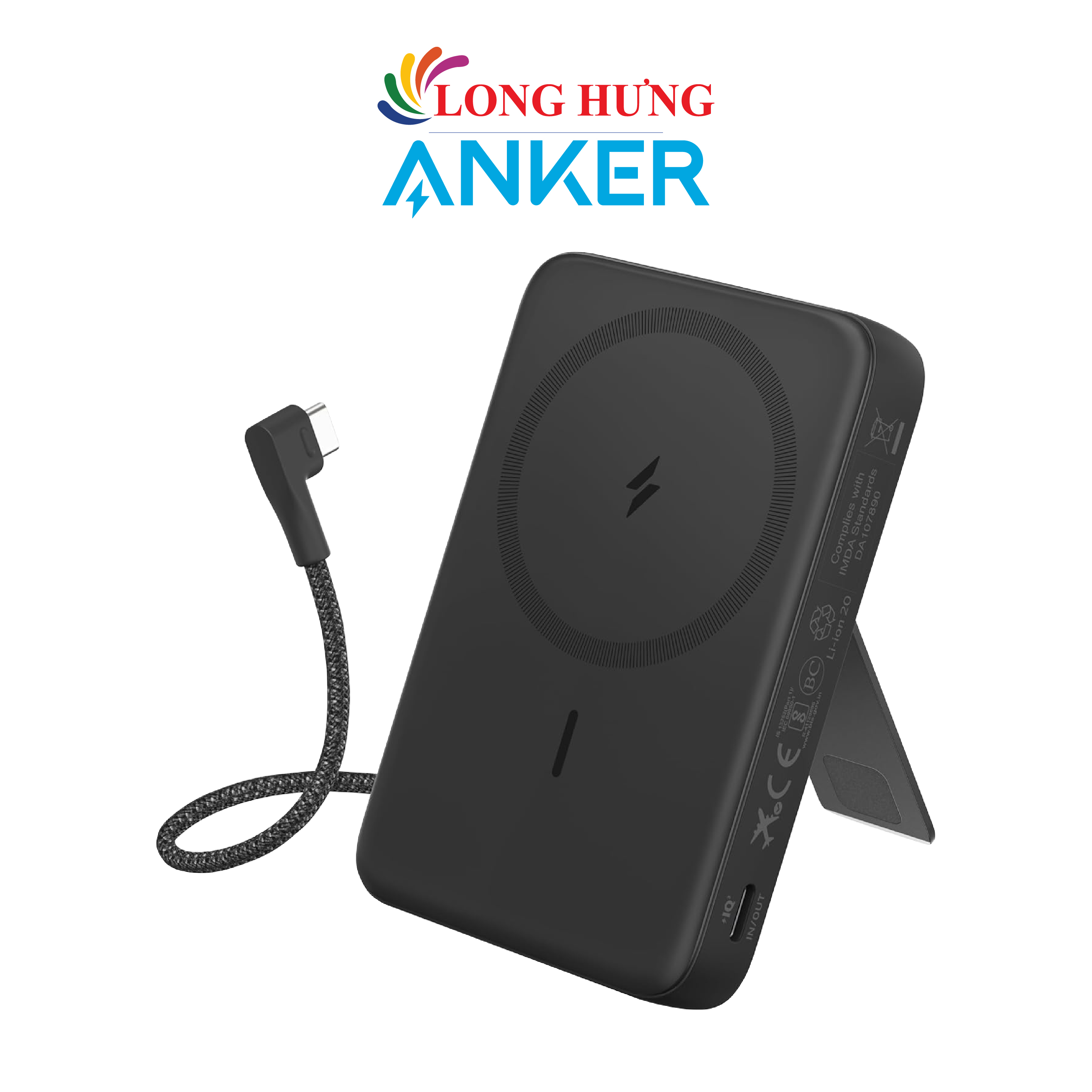 Sạc dự phòng Anker Zolo Power Bank 1C 30W 10000mAh A1685 - Hàng chính hãng
