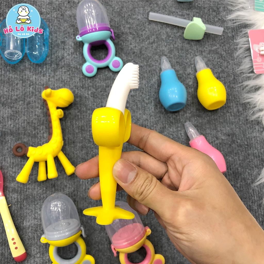 Gặm nướu cho bé silicon hình hươu và chuối, gặm niếu an toàn cho bé Hồ Lô Kids