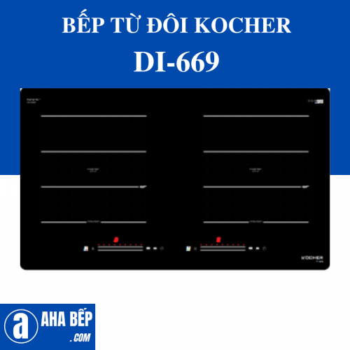 BẾP TỪ ĐÔI KOCHER DI-669 - HÀNG CHÍNH HÃNG