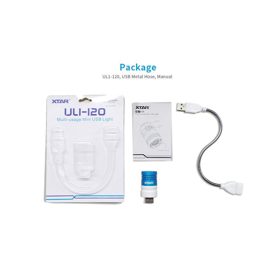 Đèn LED Dạng Ống Kim Loại XTAR UL1-120 EDC Bốn Màu Sắc 720° Điều Khiển Ánh Sáng