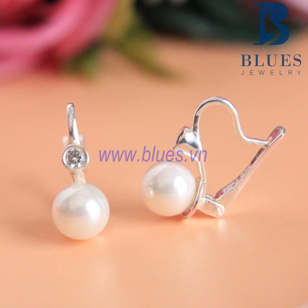 (BẠC THẬT 100%) Bông Tai Bạc Nữ Galaxy Pearl